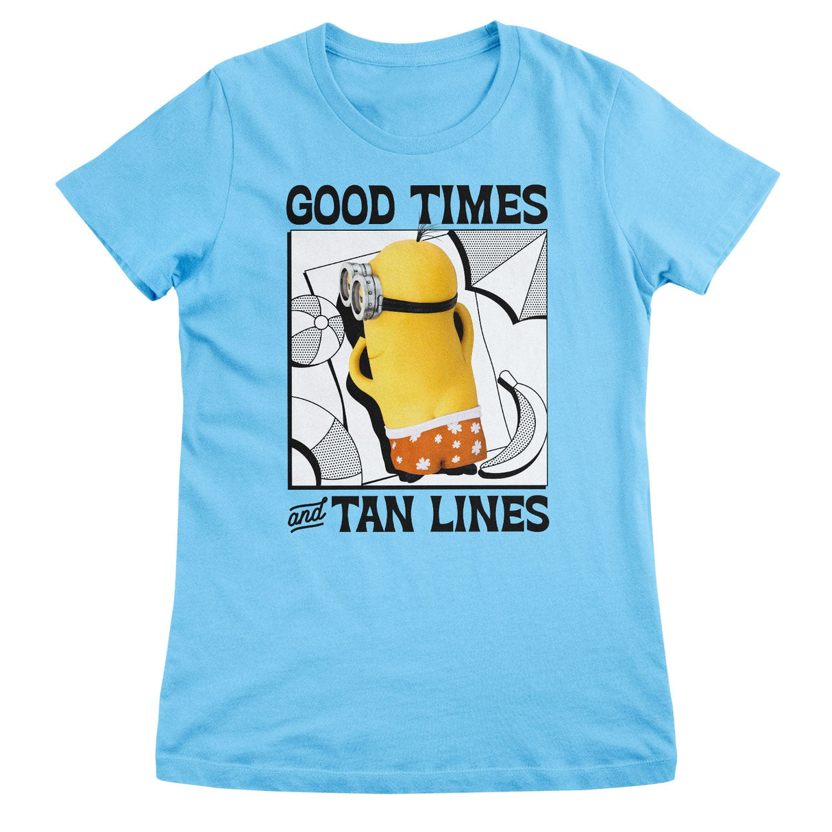 Minions - Good Times & Tan Lines Girly Tee
