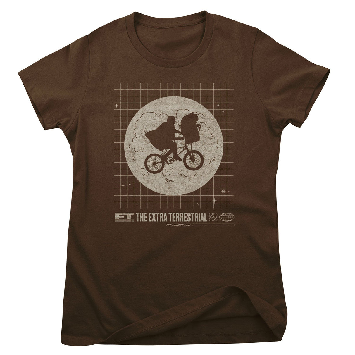 E.T. Washed Grid Girly Tee