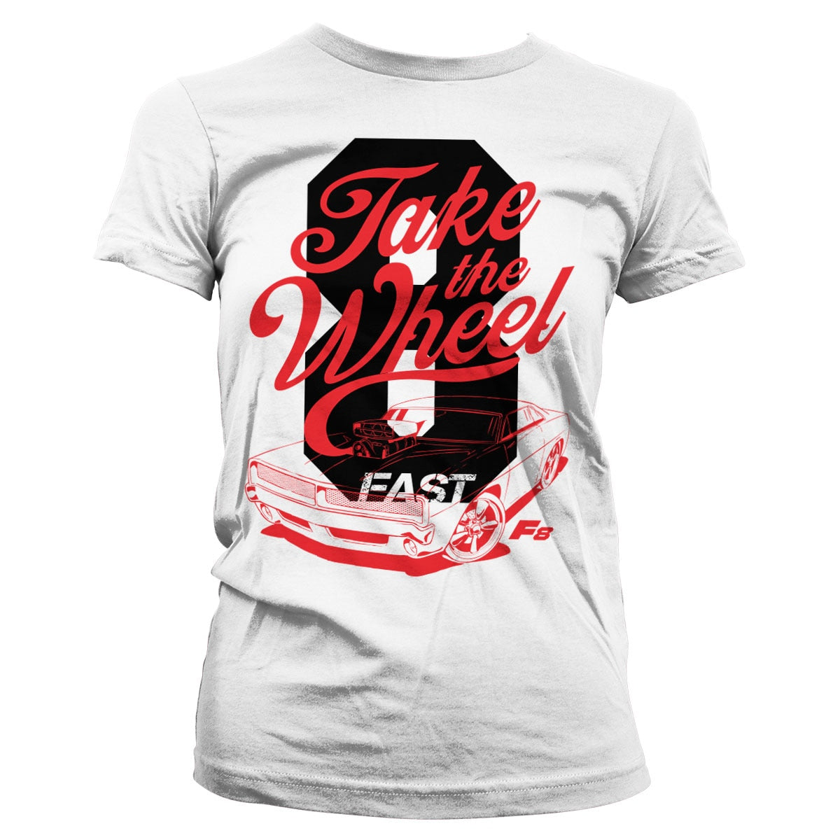 Fast 8 - Take The Wheel Girly Tee