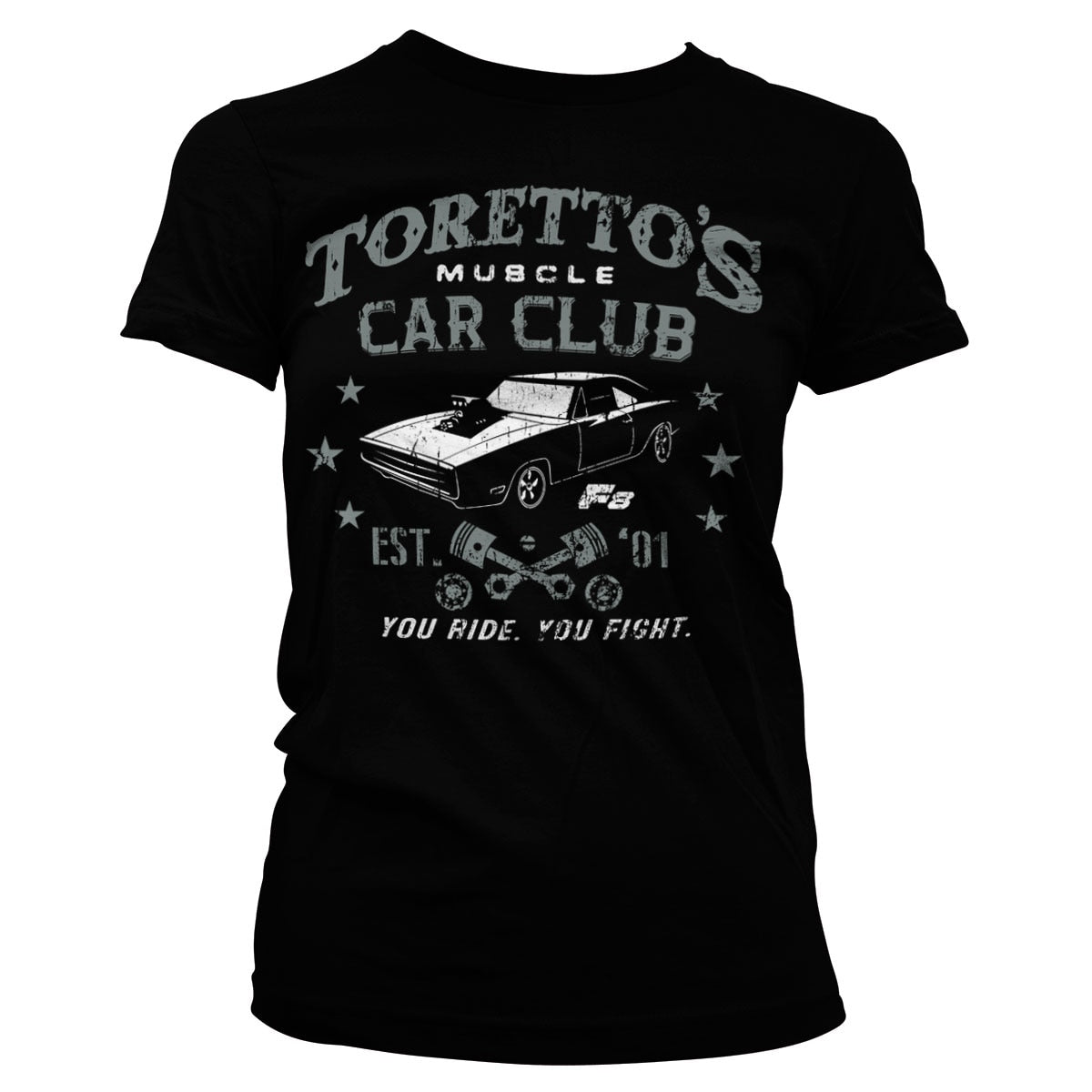 Toretto's Muscle Car Club Girly Tee