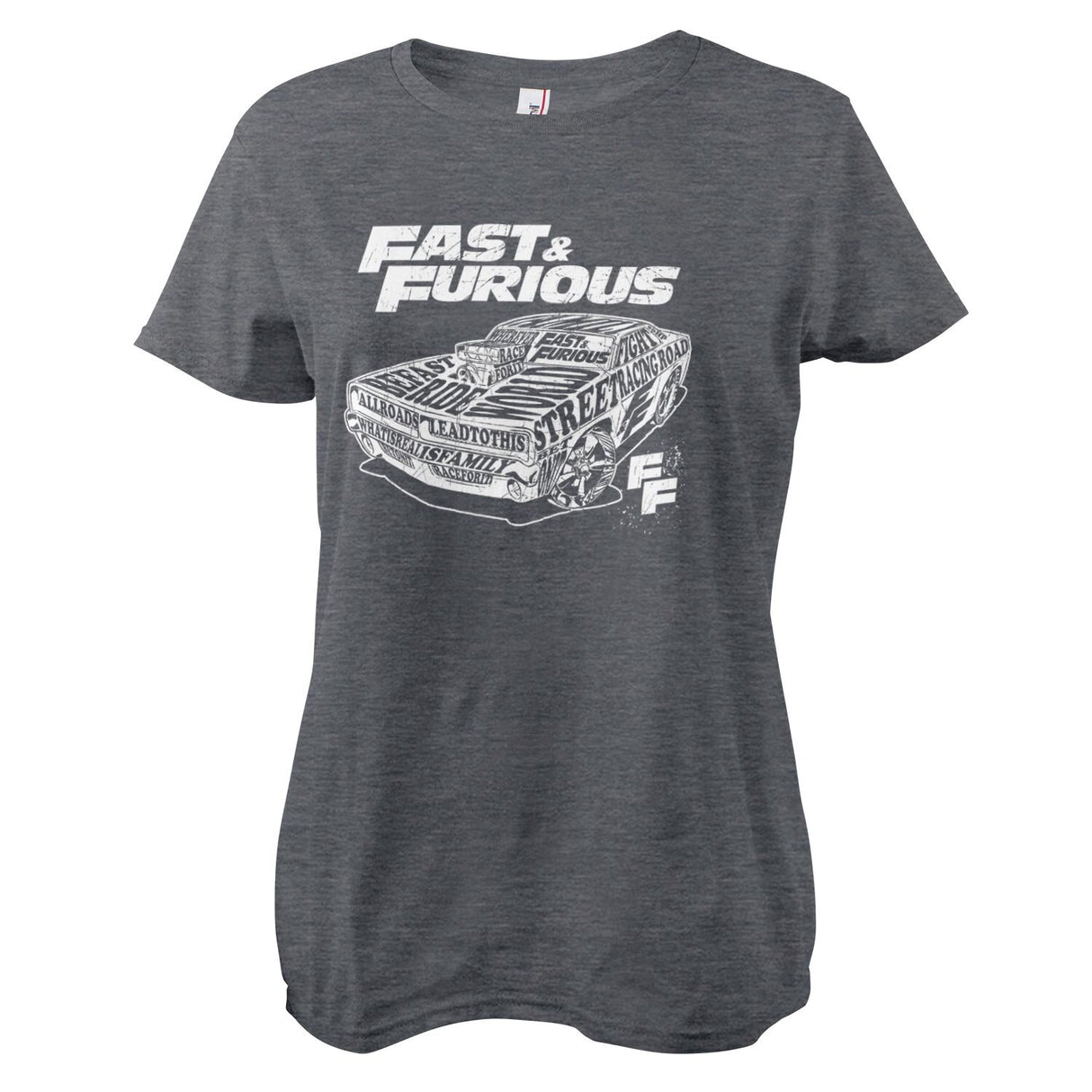 Fluid Of Speed Girly Tee