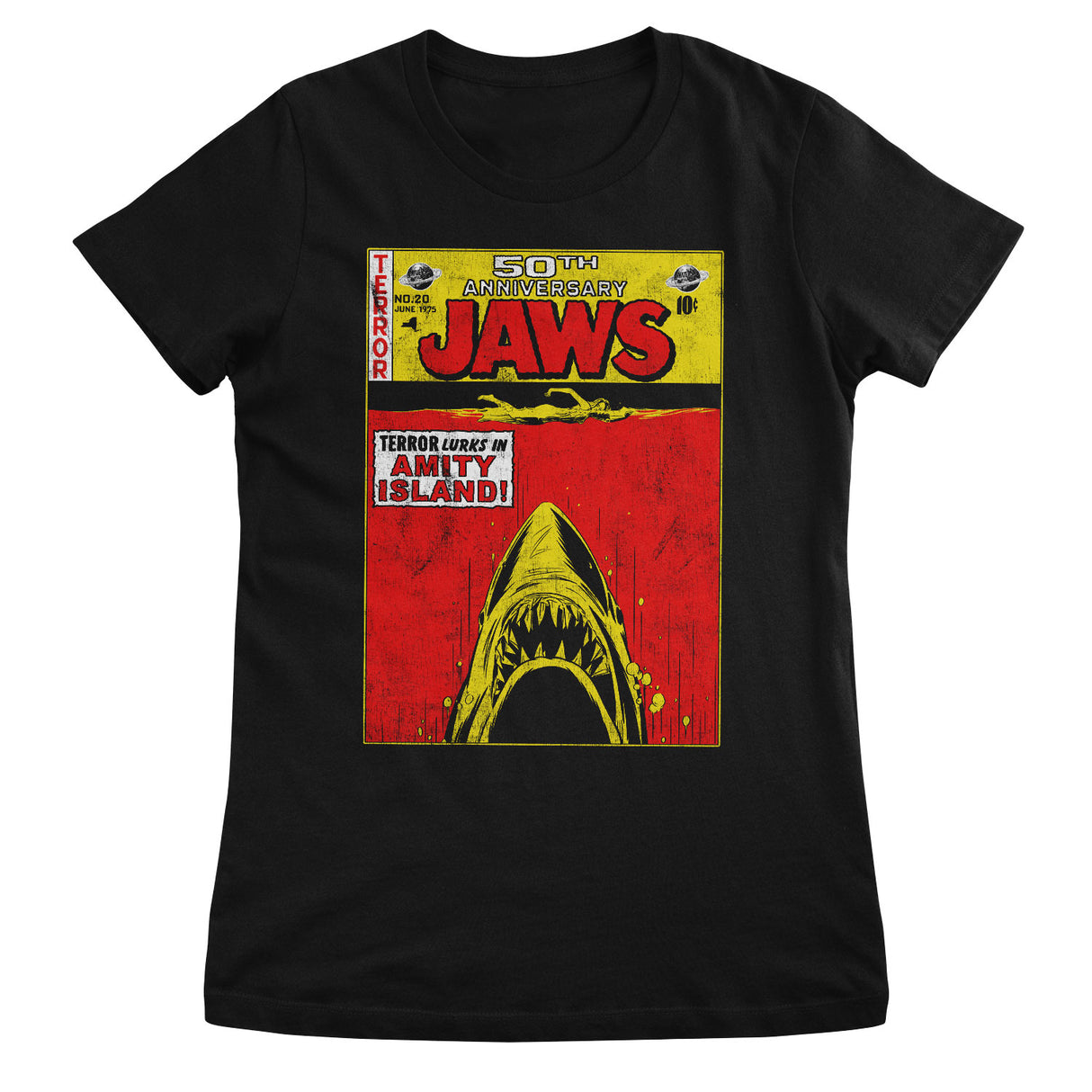 JAWS - 50th Anniversary Girly Tee