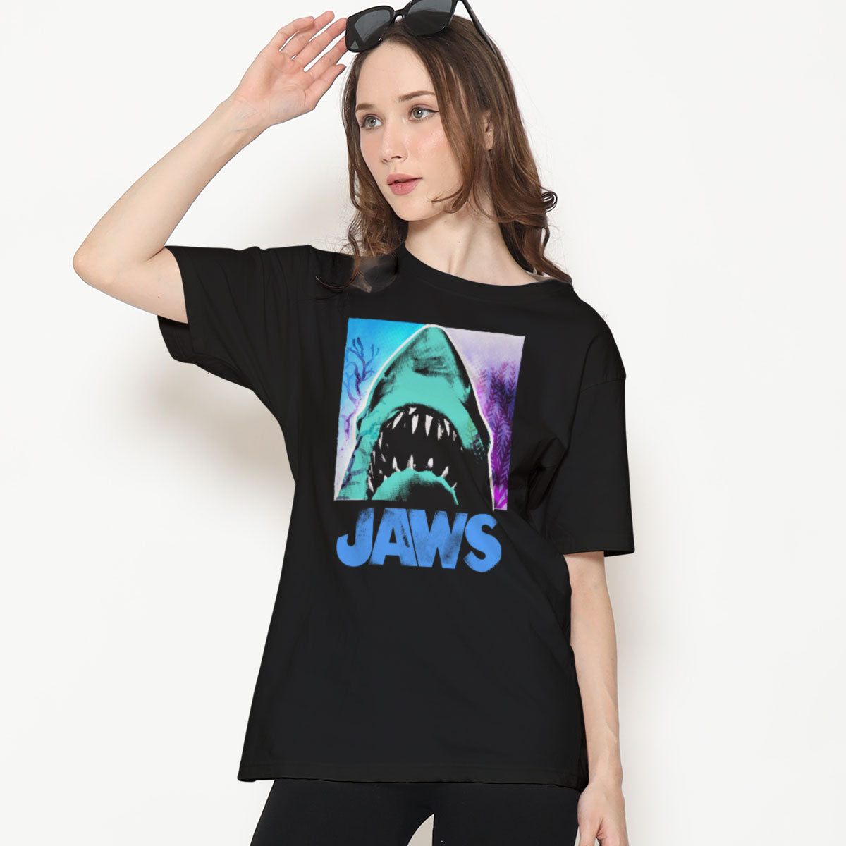 Jaws Tropical Mashup Girly Tee