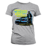 Knight Rider - Backseat Girly T-Shirt