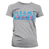 Miami Vice Distressed Logo Girly T-Shirt