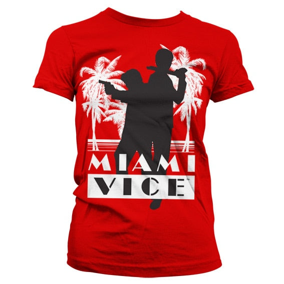 Miami Vice Silhuettes Girly T-Shirt