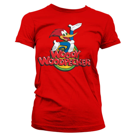 Woody Woodpecker Classic Logo Girly Tee