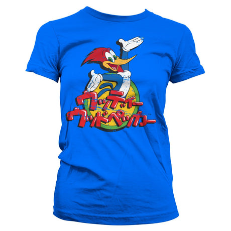 Woody Woodpecker Washed Japanese Logo Girly Tee