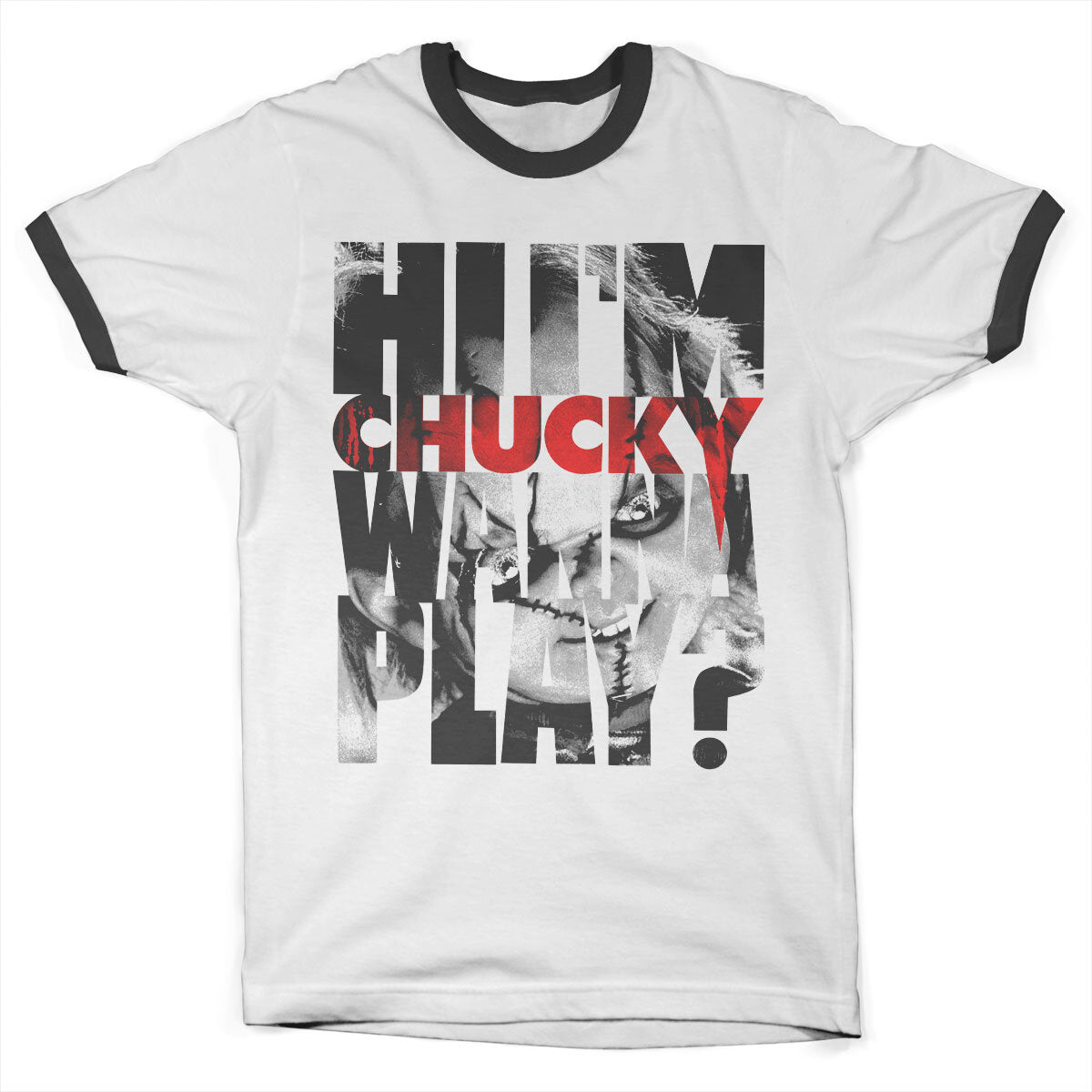 Chucky - Wanna Play Cutout Ringer Tee