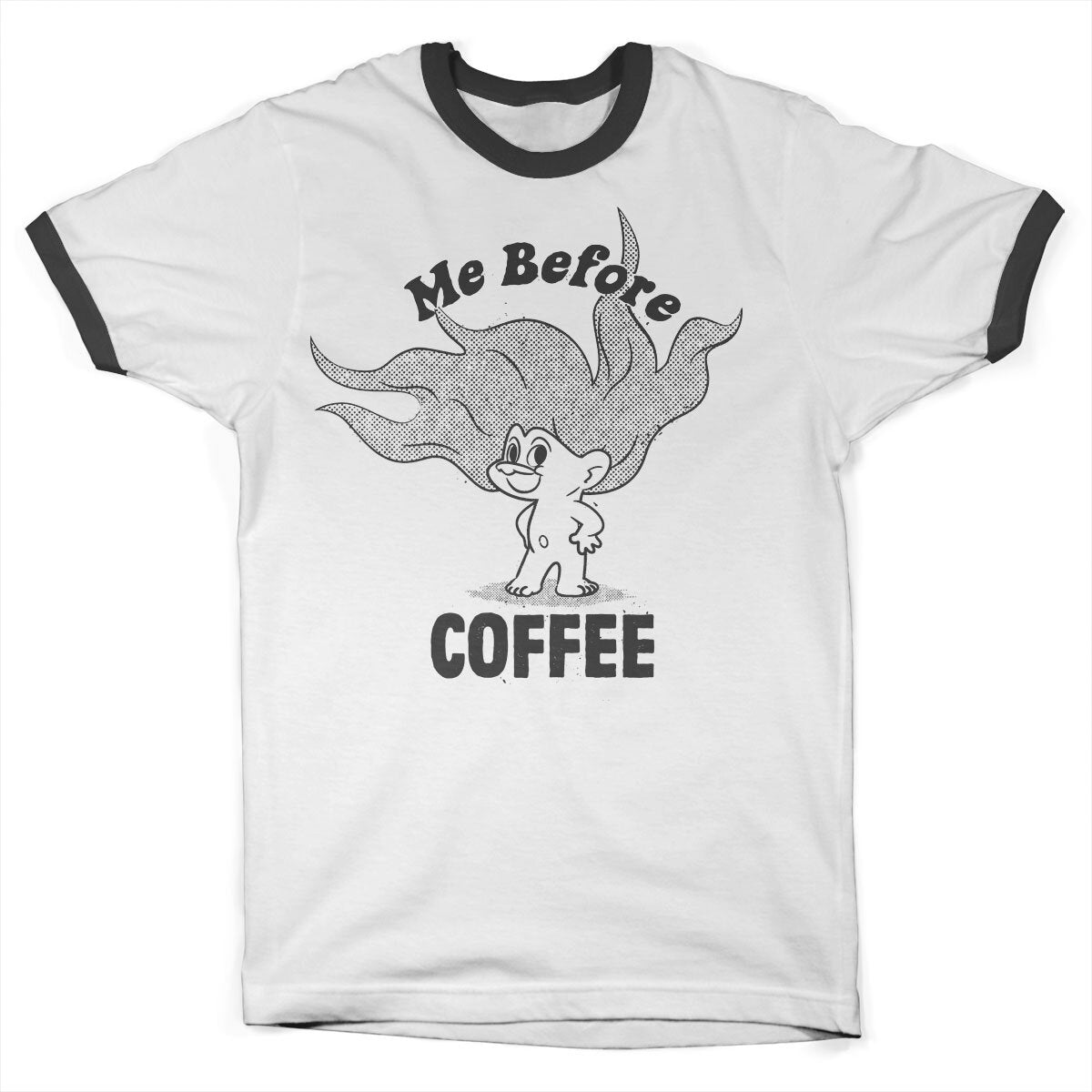 Me Before Coffee Ringer Tee