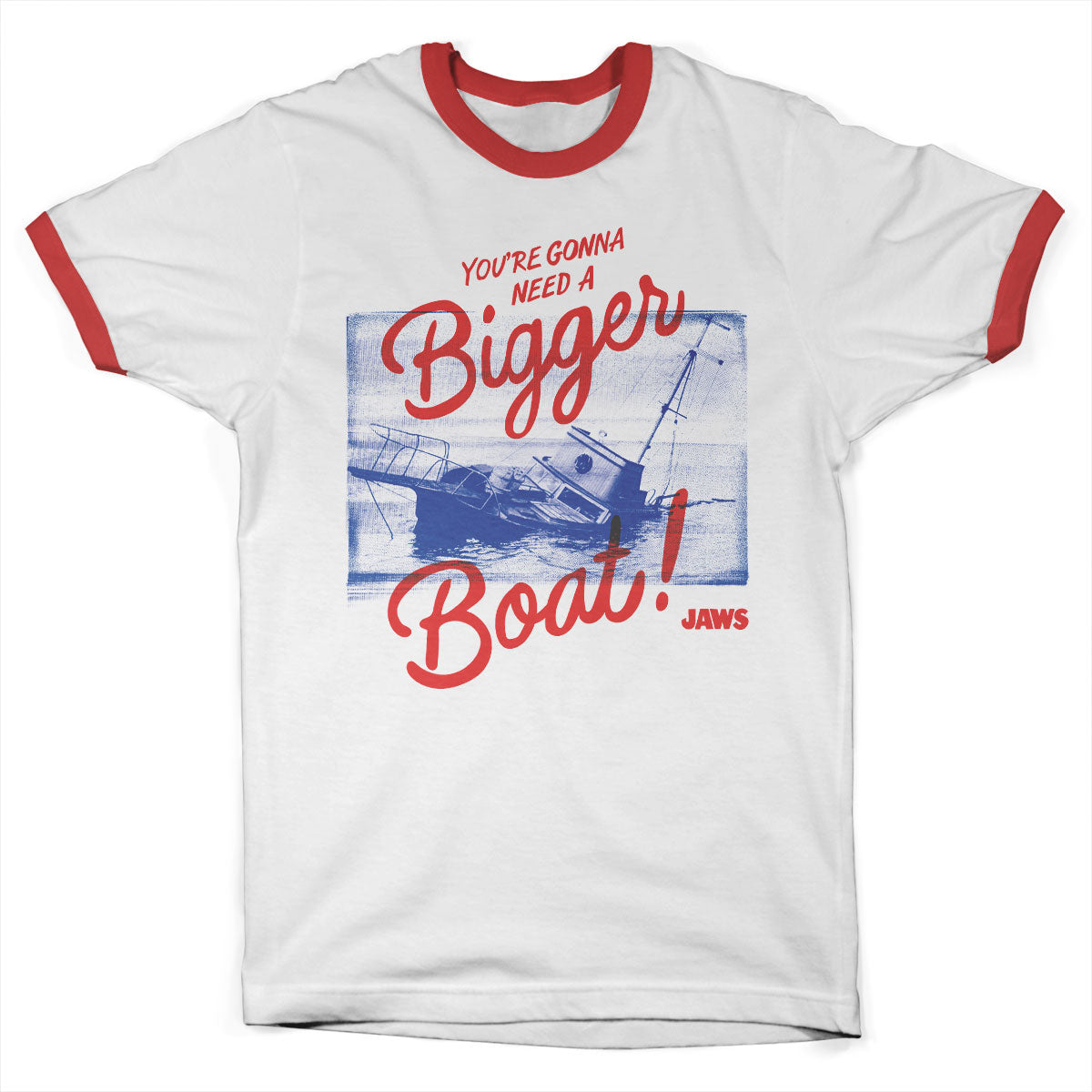 Jaws - You're Gonna Need A Bigger Boat Ringer Tee