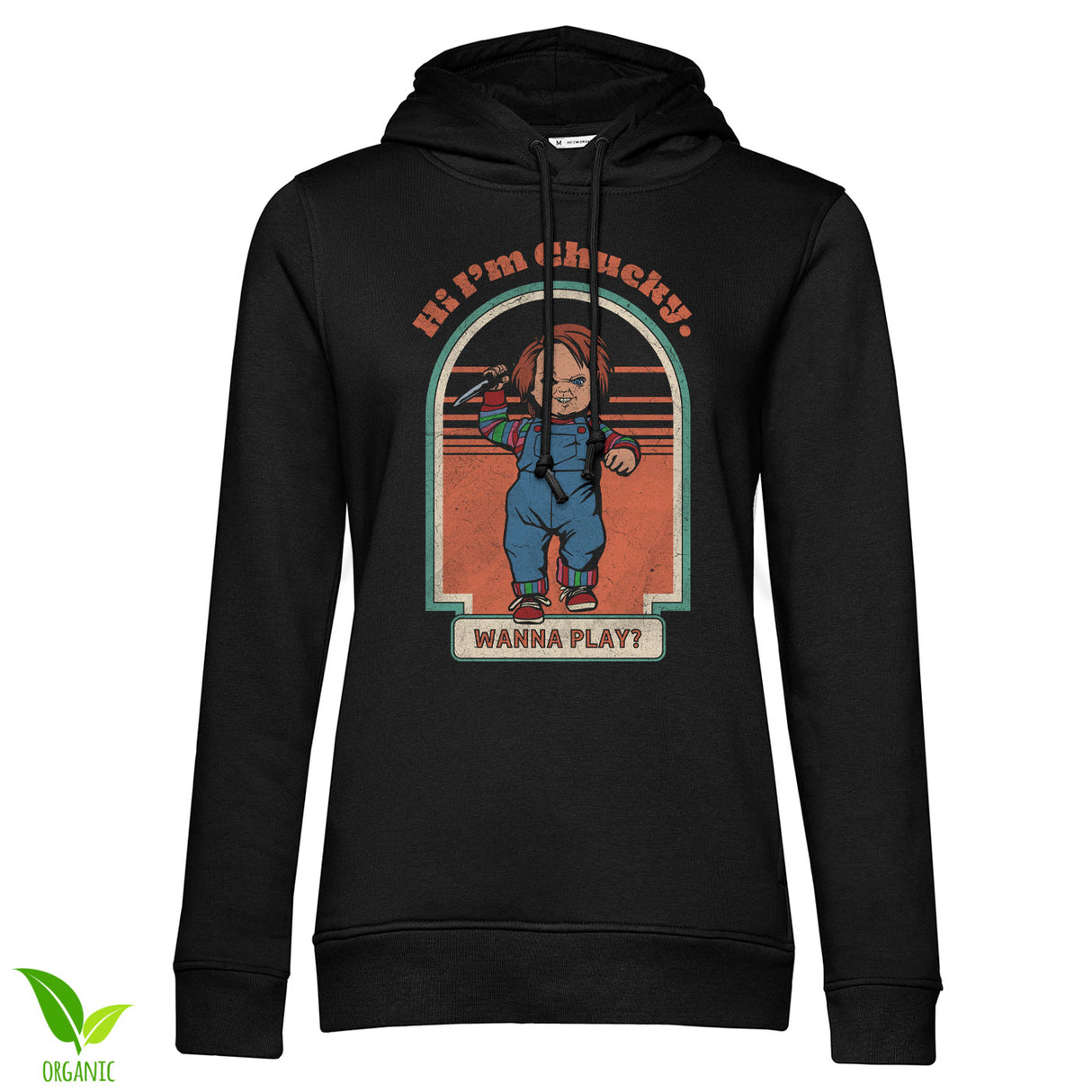 Chucky - Wanna Play? Distressed Girly Hoodie