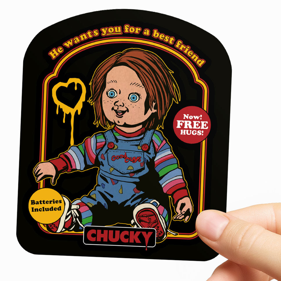 Chucky Toy Box Sticker