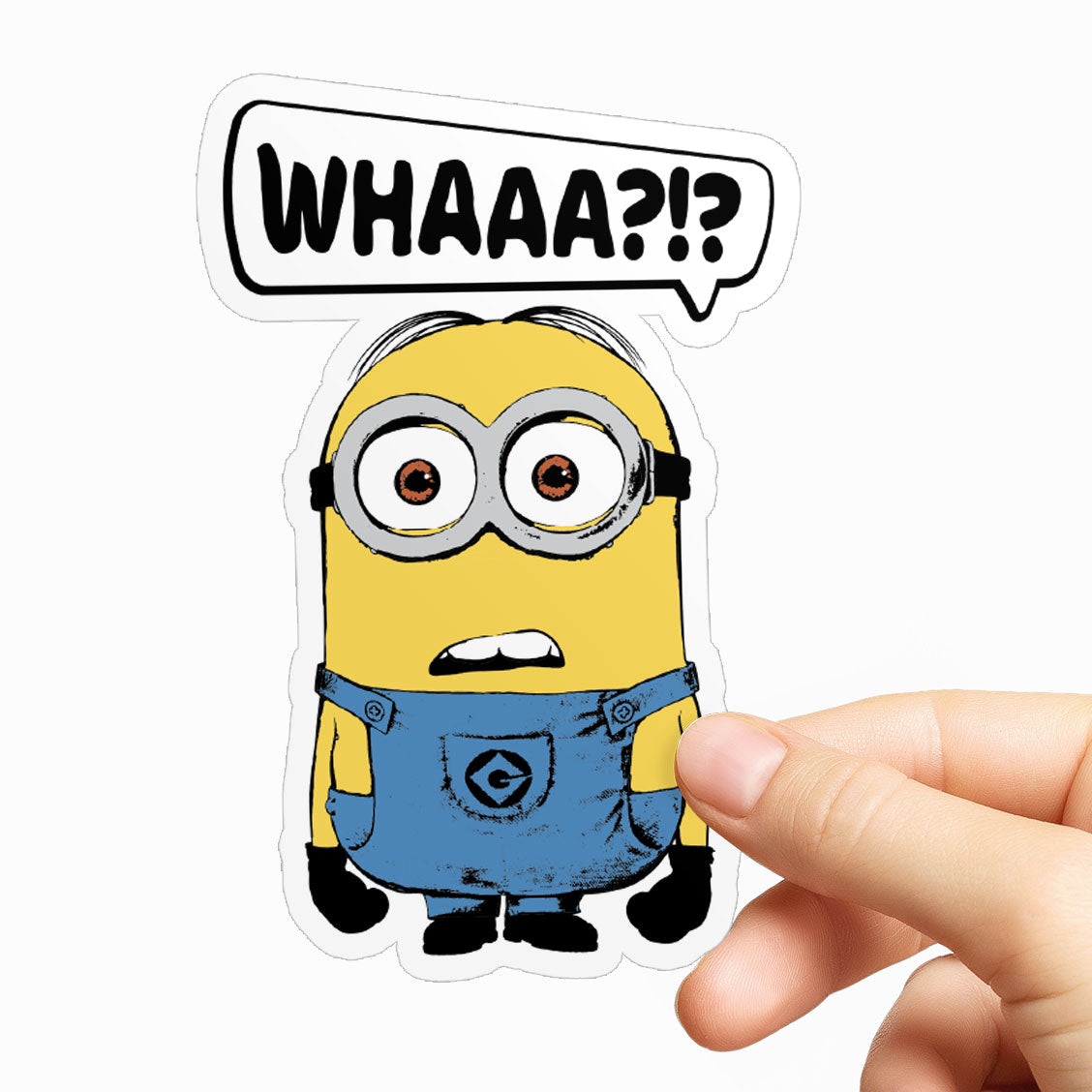 Minions - WHAAA?!? Sticker