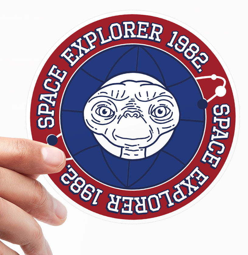 E.T. Space Explorer 1982 Sticker