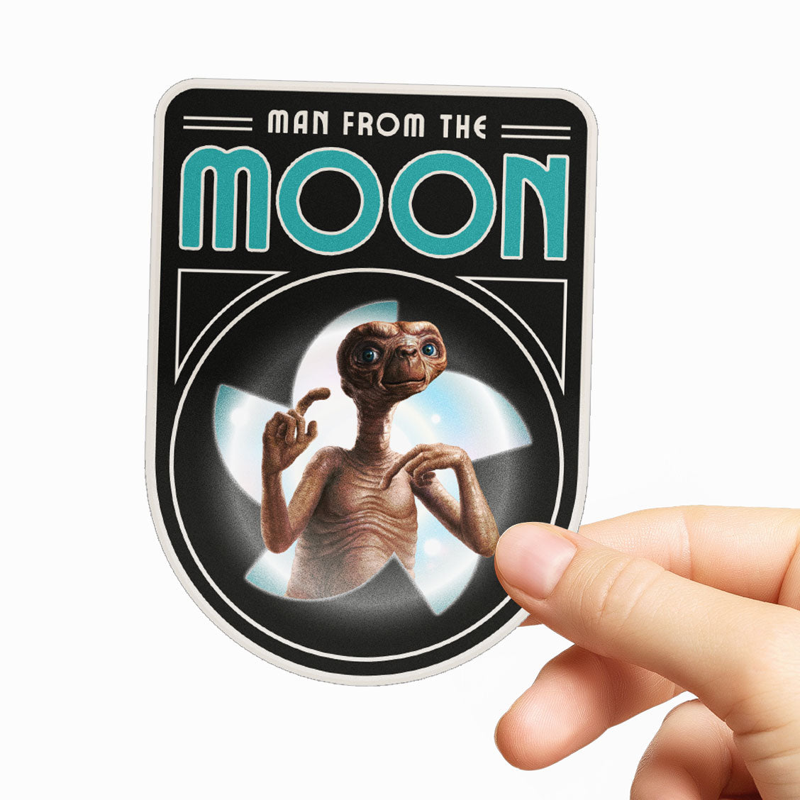 Man From The Moon Sticker