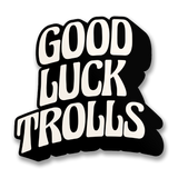 Good Luck Trolls Logotype Sticker