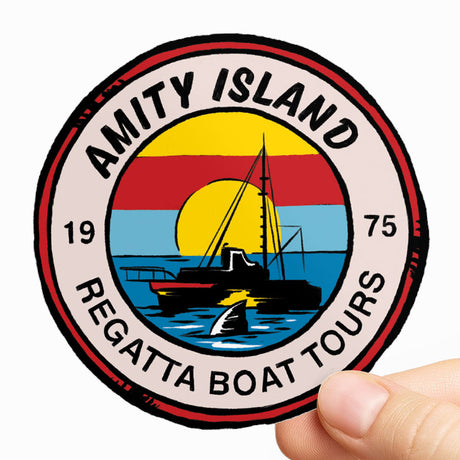 Amity Island Regatta Boat Tours Sticker