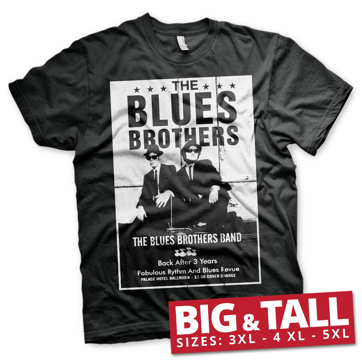 The Blues Brothers Poster Big & Tall T-Shirt