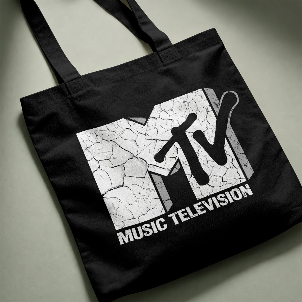 MTV Cracked Logo Tote Bag