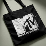 MTV Cracked Logo Tote Bag