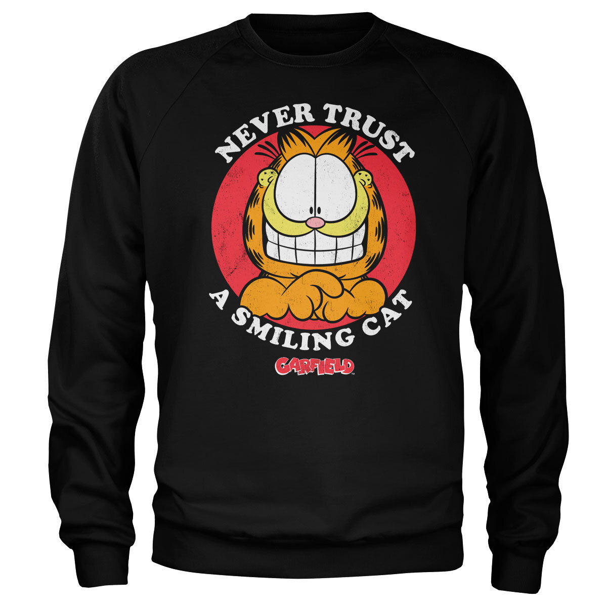 Garfield - Never Trust A Smiling Cat Sweatshirt