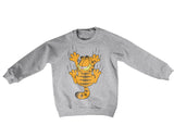 Garfield Hanging On Kids Sweatshirt