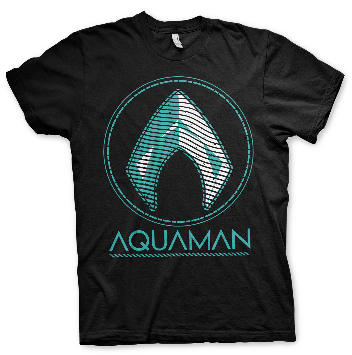 Aquaman - Distressed Shield T-Shirt