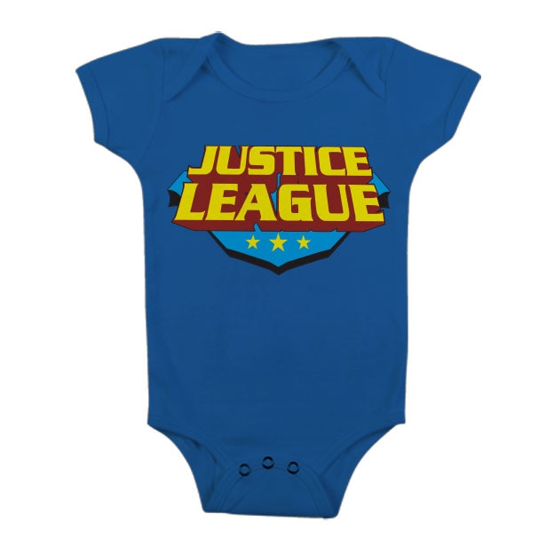 Justice League Classic Logo Baby Body