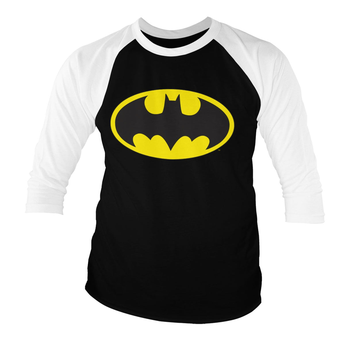 Batman Signal Logo Baseball 3/4 Sleeve Tee