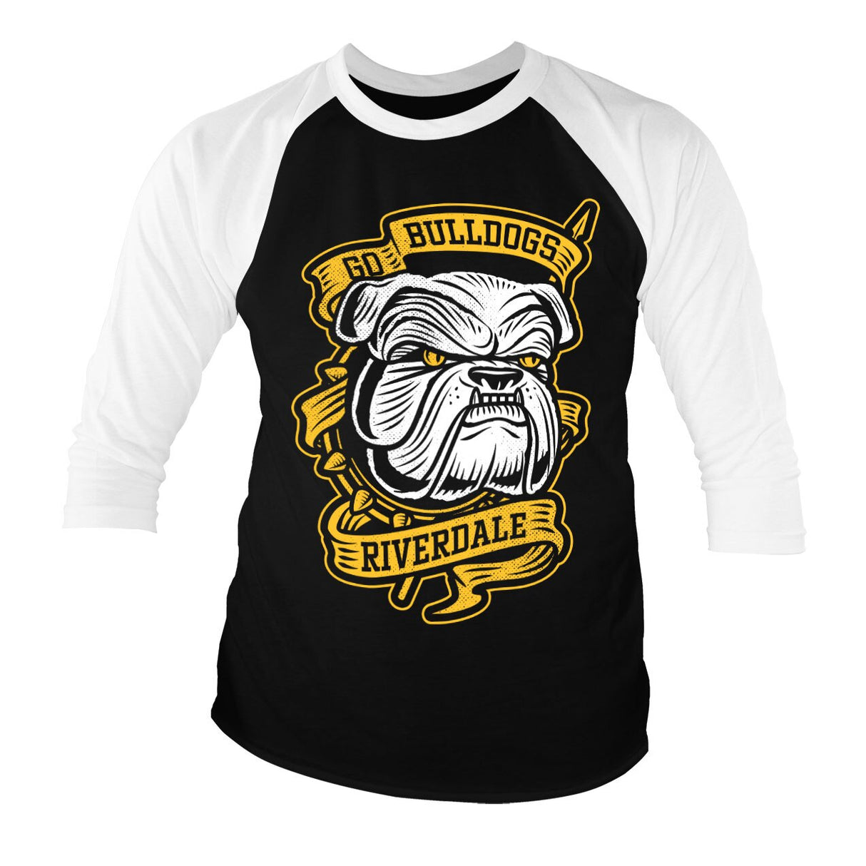 Riverdale - Go Bulldogs Baseball 3/4 Sleeve Tee