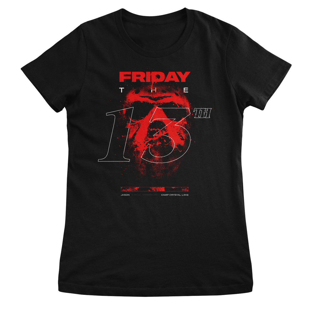 Friday The 13th Blood Splatter Girly Tee