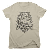 Harry Potter Gryffindor Washed Crest Girly Tee