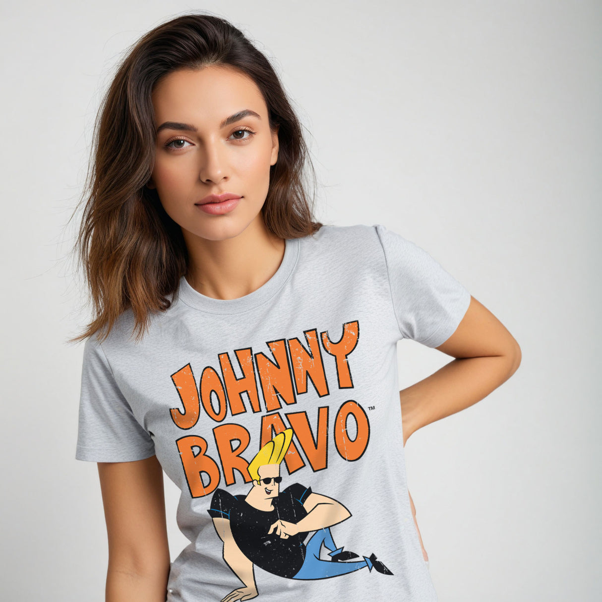 Johnny Bravo Girly Tee