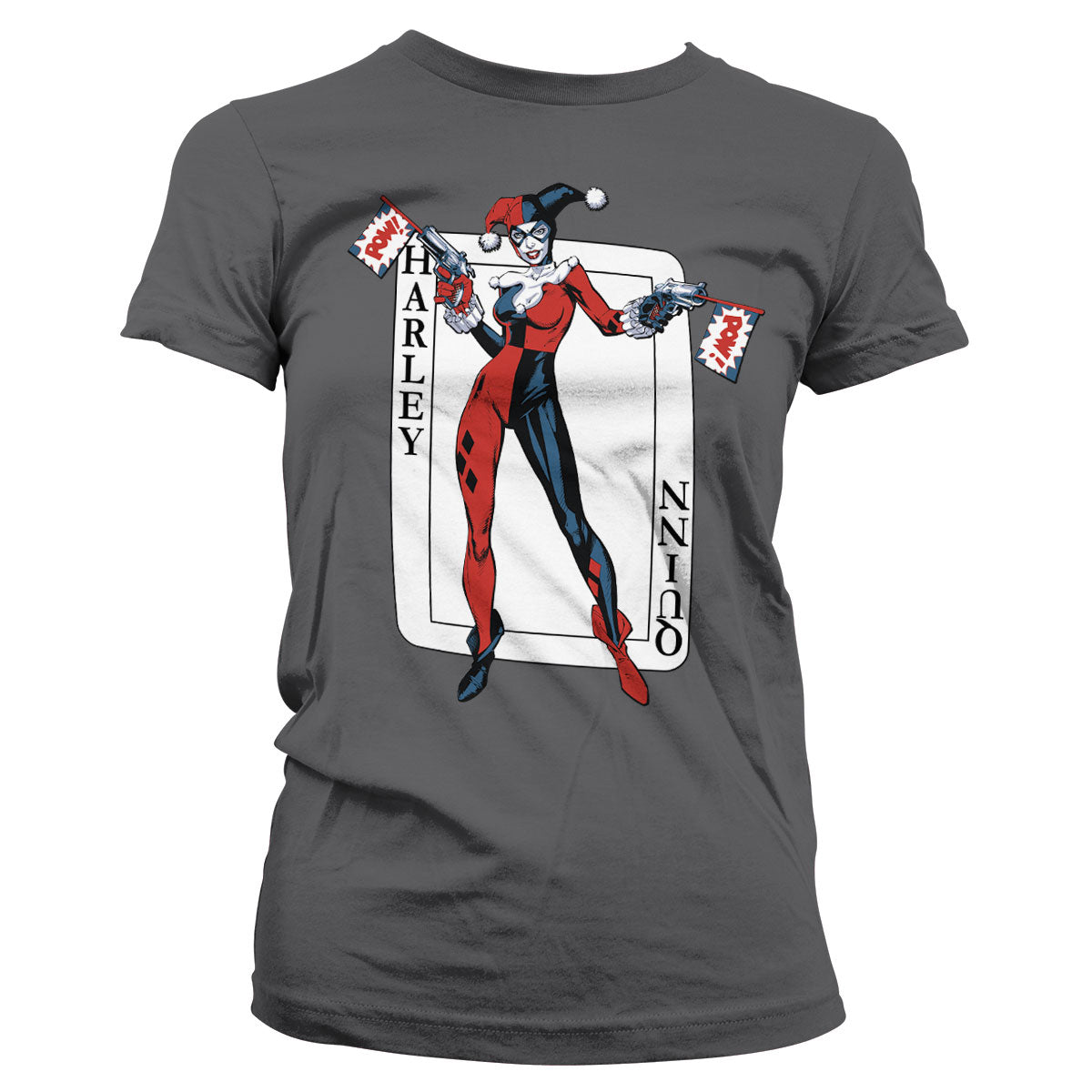 Harley Quinn Card Games Girly Tee