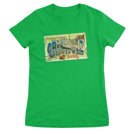 Christmas Greeting From The Griswold Family Girly Tee