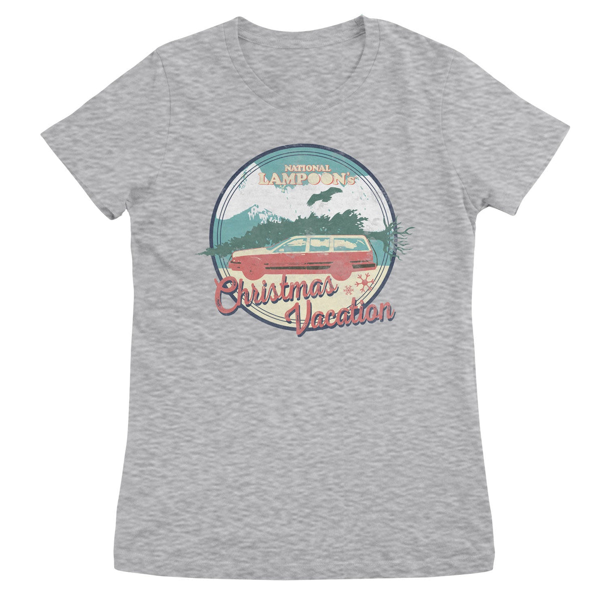 Lampoon's Christmas Vintage Patch Girly Tee
