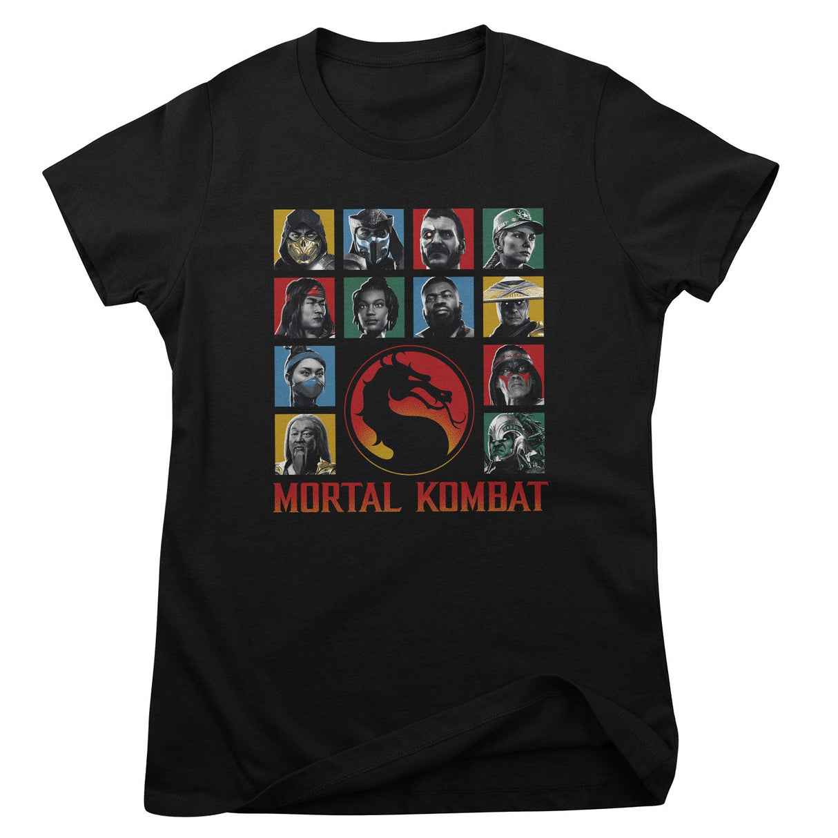 Mortal Kombat Fighters Girly Tee