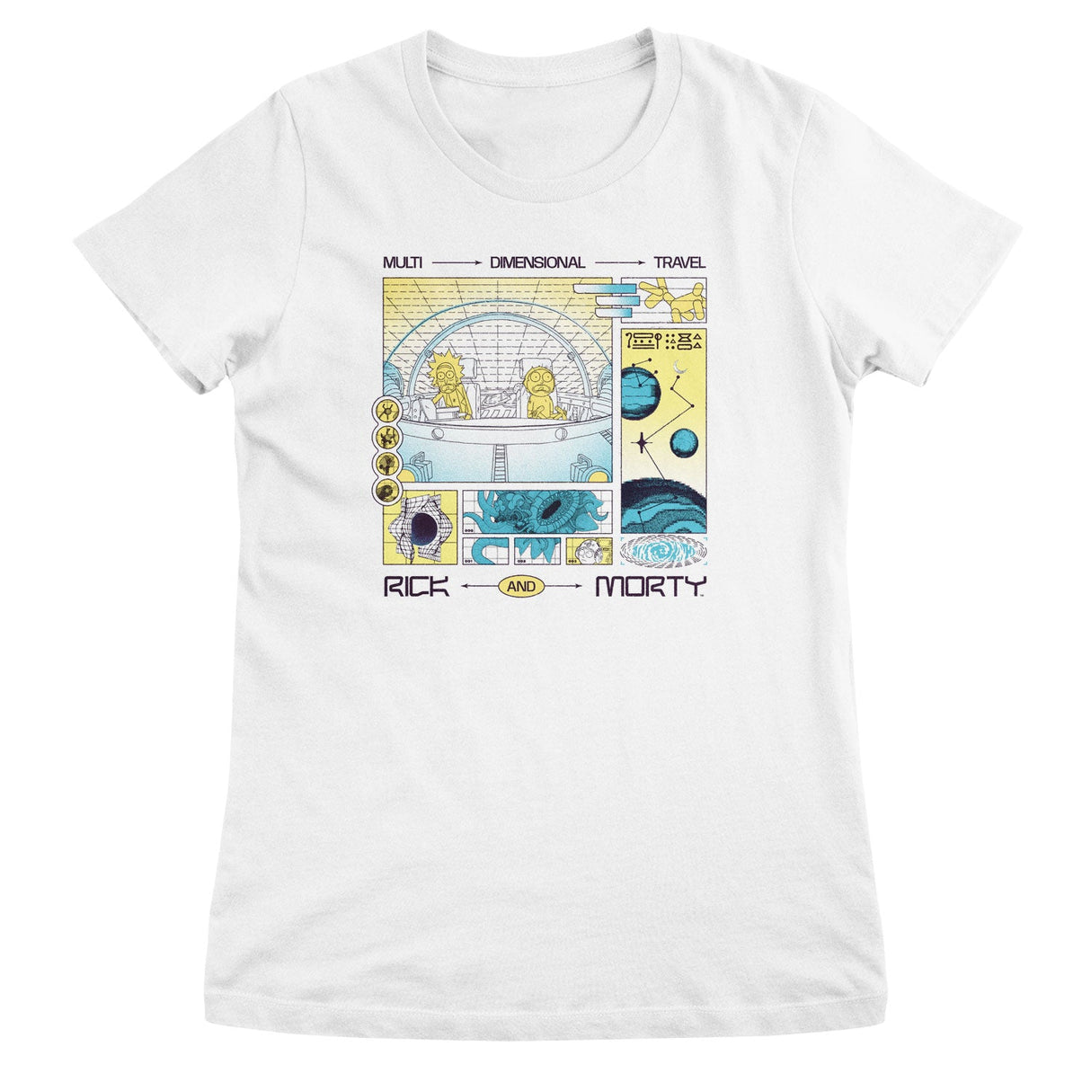 Multi Dimensional Travel Girly Tee