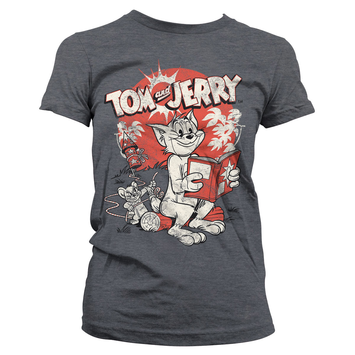 Tom & Jerry Vintage Comic Girly Tee