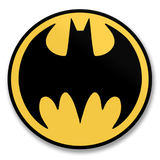 Batman Retro Signal Logo Sticker