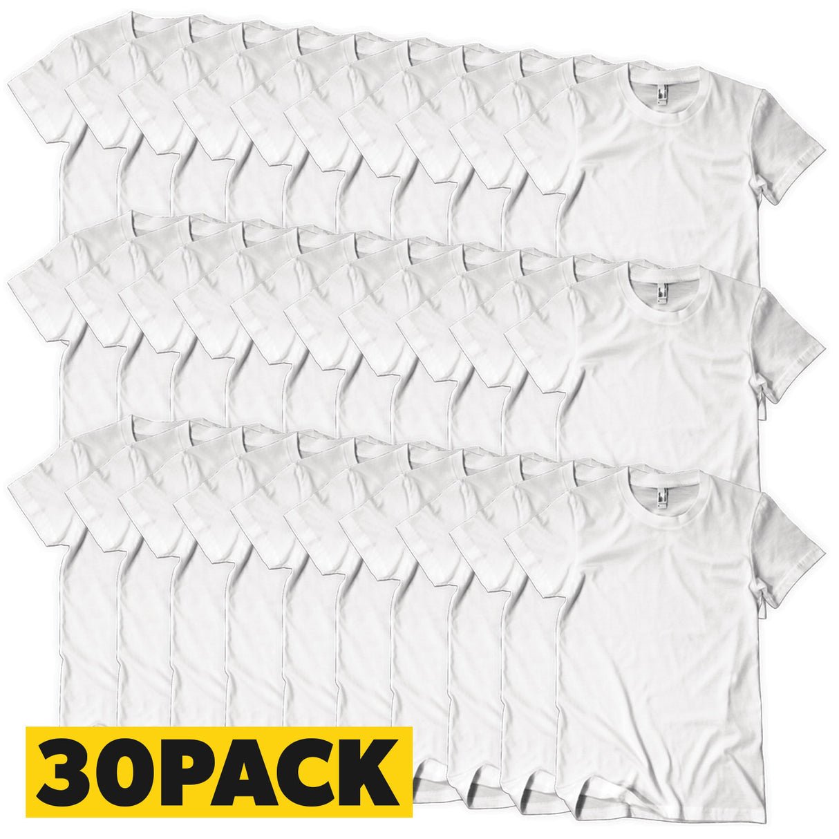 T-Shirts Megapack Vit - 30 pack