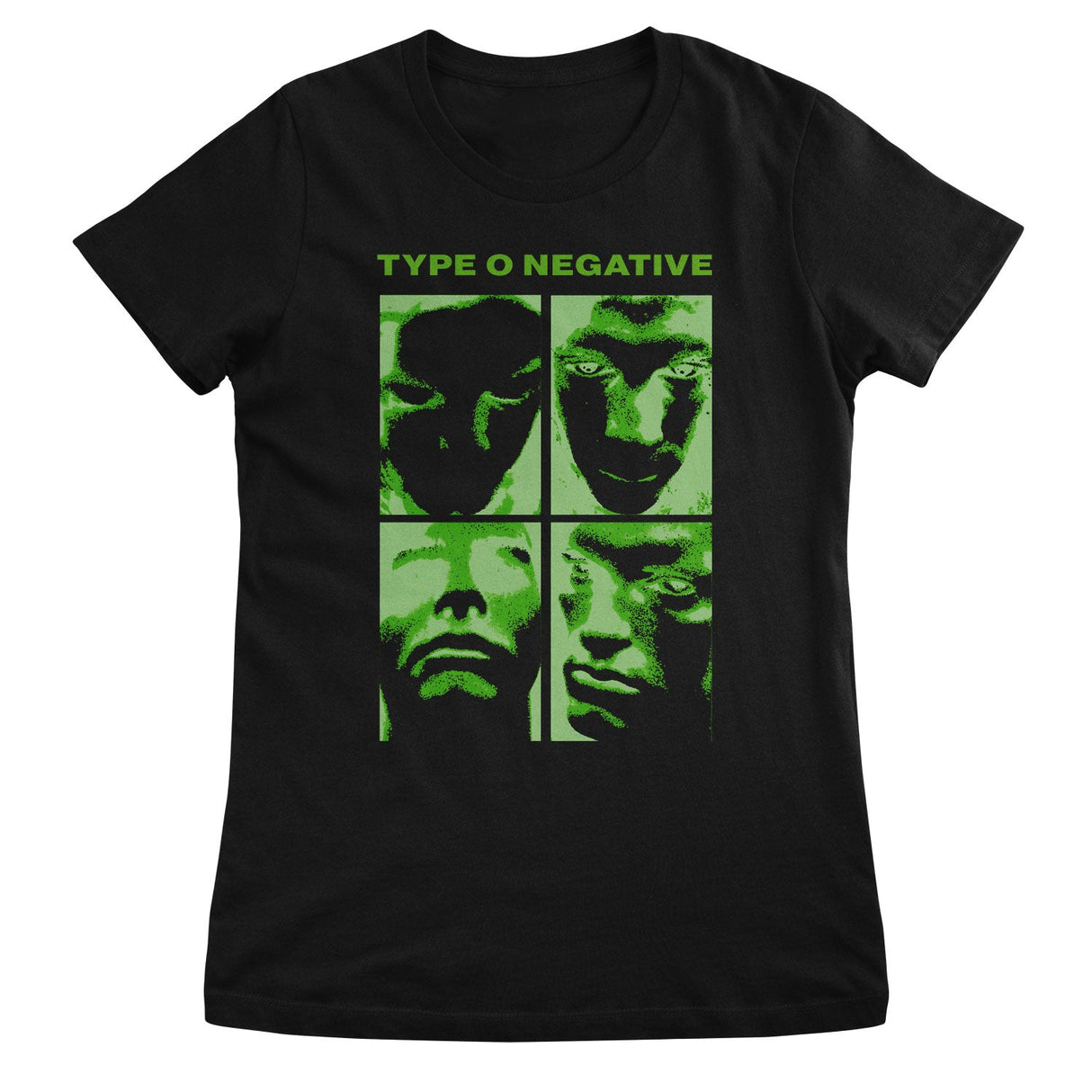 Type O Negative Faces Girly Tee