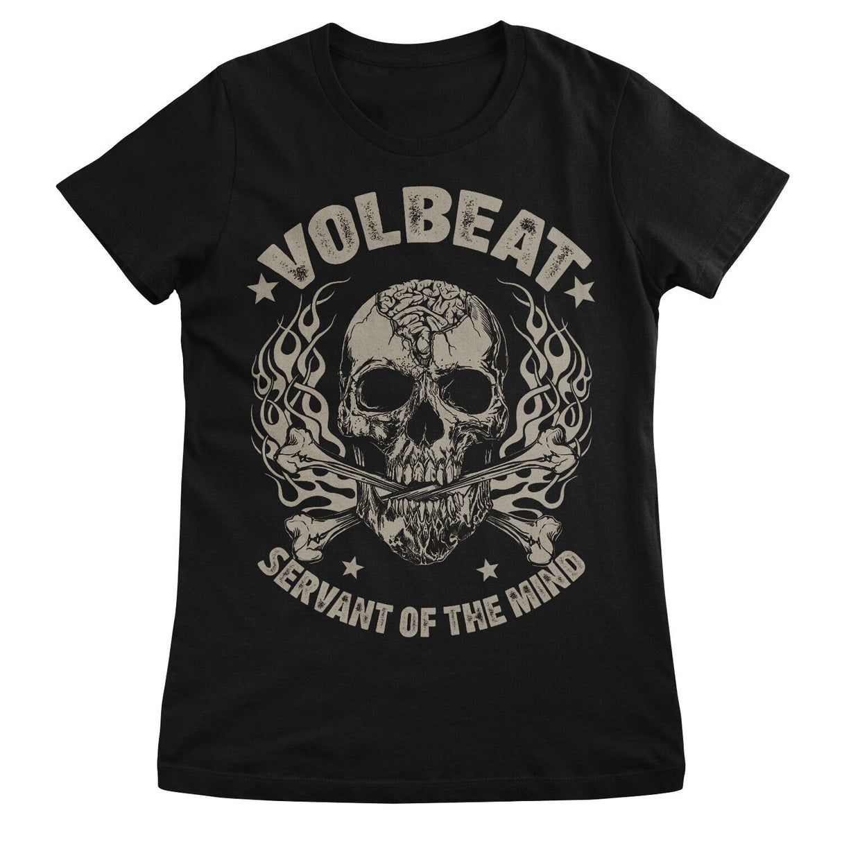 Volbeat Skull & Crossbones Girly Tee