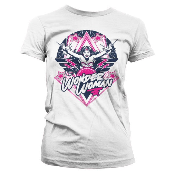 Wonder Woman Stars Girly T-Shirt