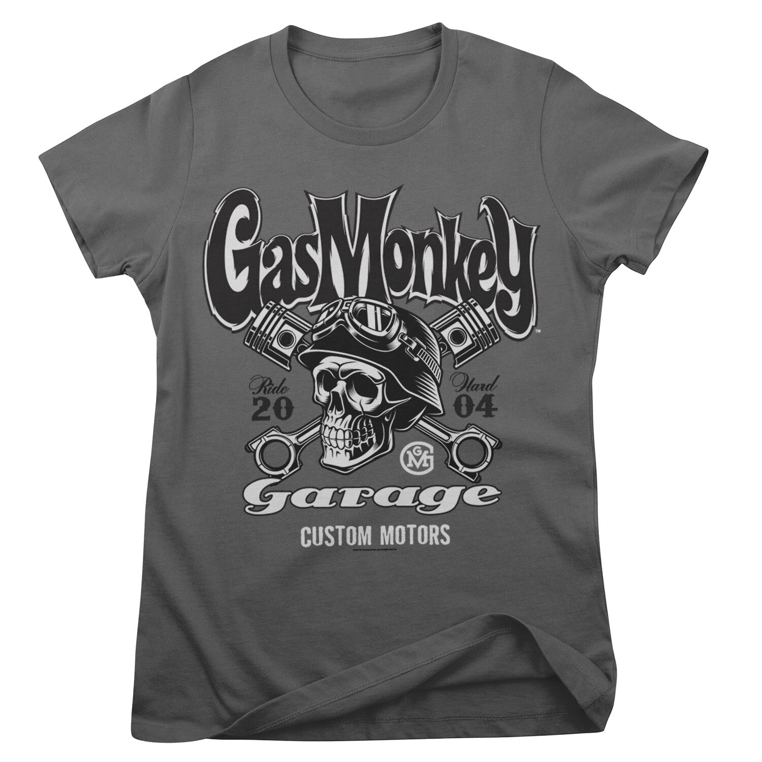 GMG - Custom Motors Skull Girly Tee